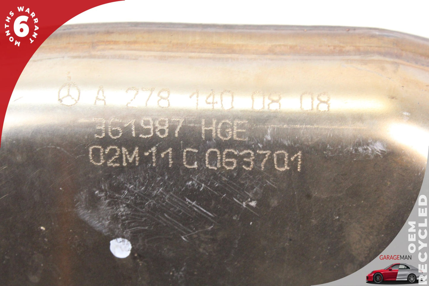12-18 Mercedes-Benz CLS550 W218 Coupe Left Exhaust Pipe Adapter 2781400908