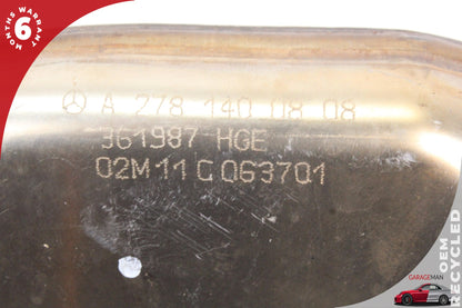 12-18 Mercedes-Benz CLS550 W218 Coupe Left Exhaust Pipe Adapter 2781400908