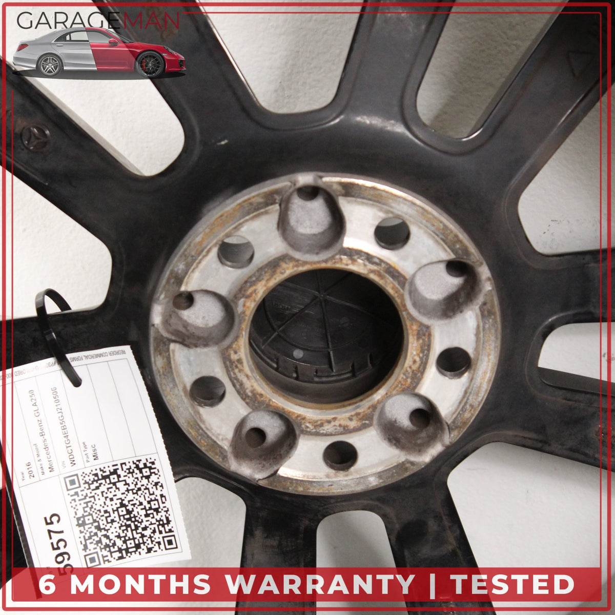 2015-2017 Mercedes X156 GLA250 Front or Rear Side Wheel Rim 8JX19H2 ET43.5 OEM