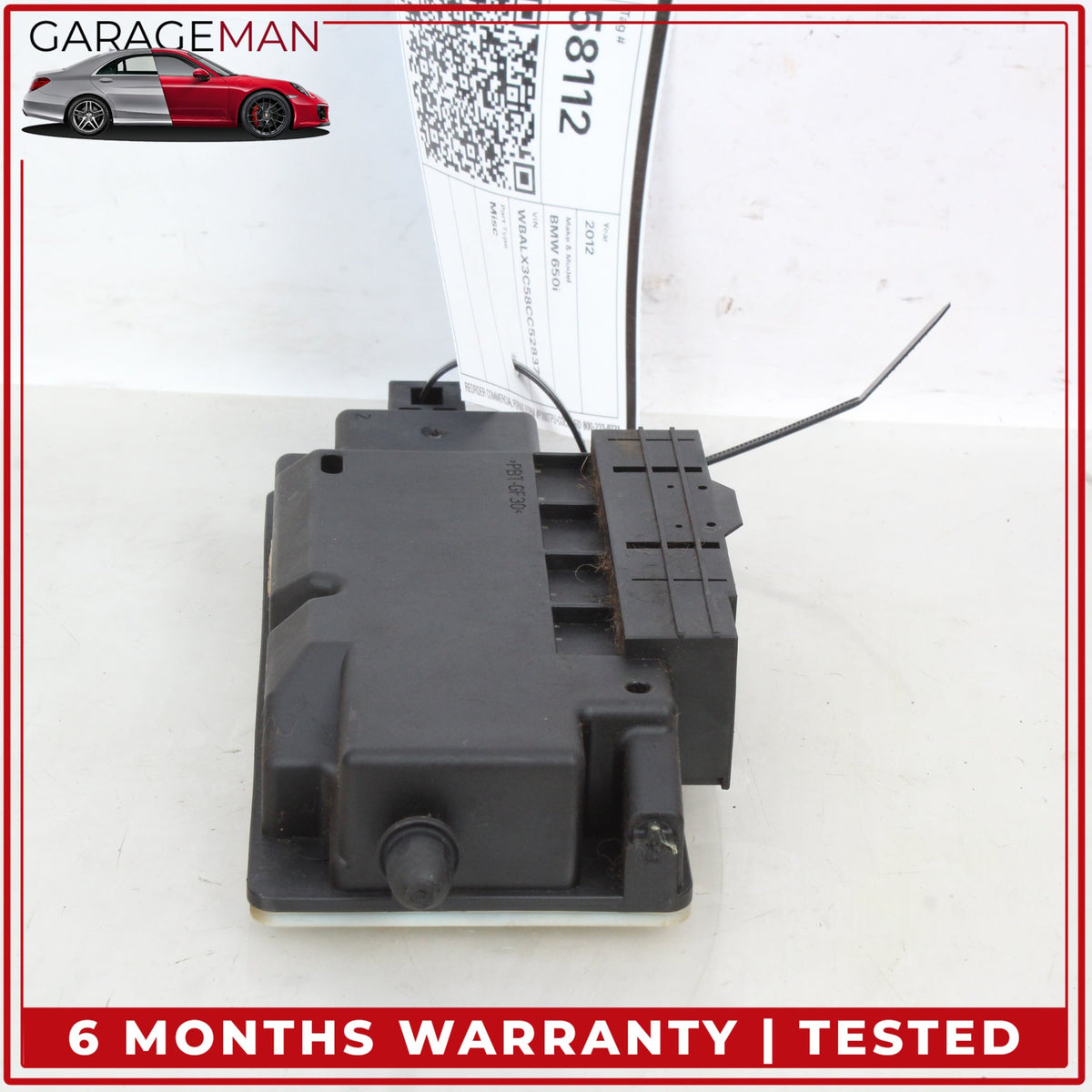 2012-2018 BMW 650i F13 Crash Safety Computer Control Module ACSM4 9253637 OEM