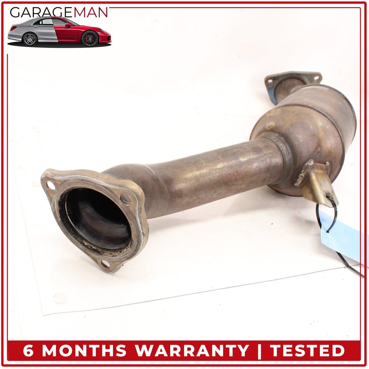 2011-2015 Audi Q7 4L 3.0L Right Side Exhaust Downpipe 7L8254350S OEM