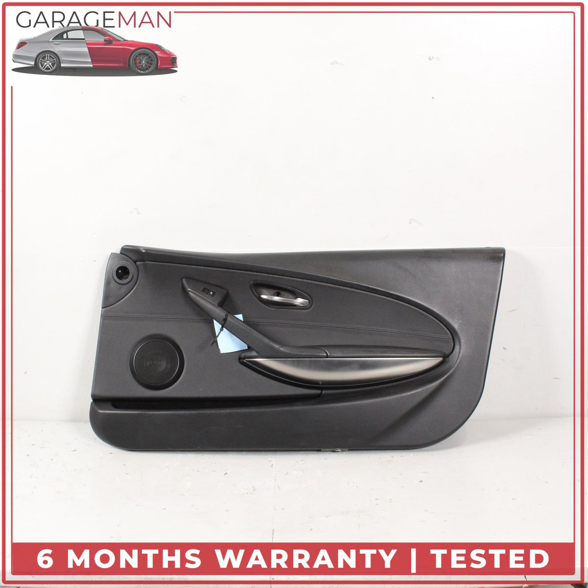 2004-2010 BMW 650i E64 Front Right Door Interior Panel Assembly Black OEM