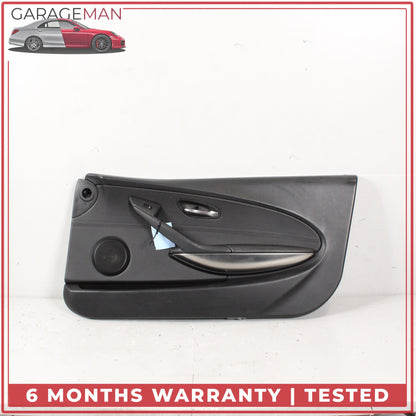 2004-2010 BMW 650i E64 Front Right Door Interior Panel Assembly Black OEM