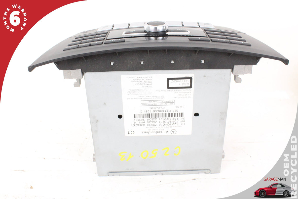 2012-2015 Mercedes-Benz C250 W204 Navigation Head Unit CD Audio 2049009610