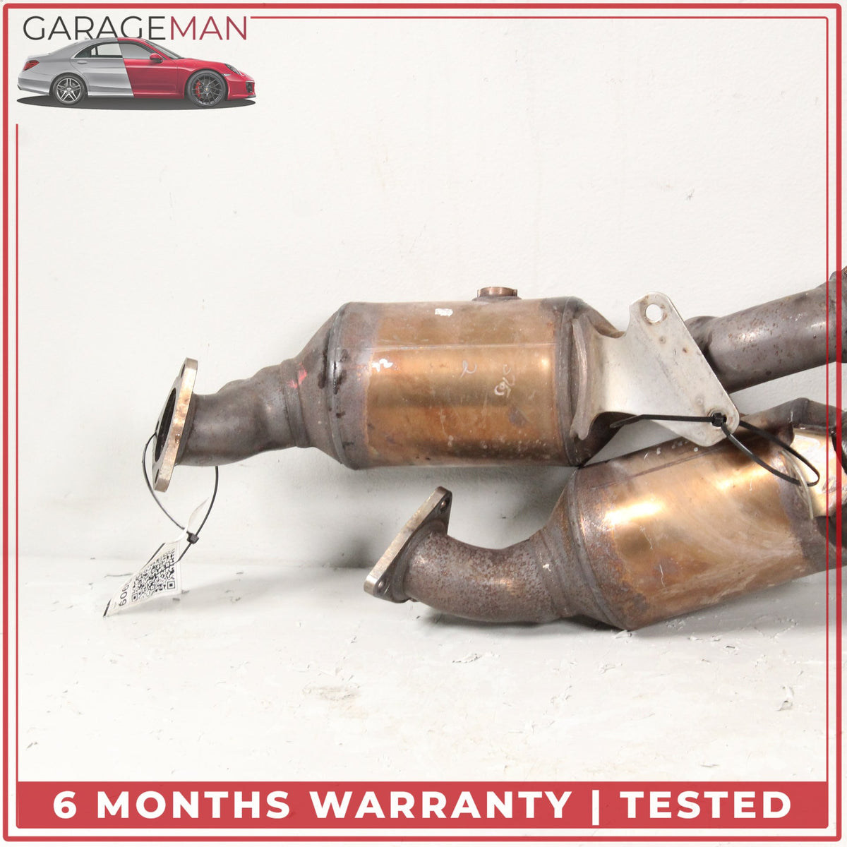 2011-2018 Porsche Cayenne 958 3.6L VR6 Left & Right Side Exhaust Downpipe OEM