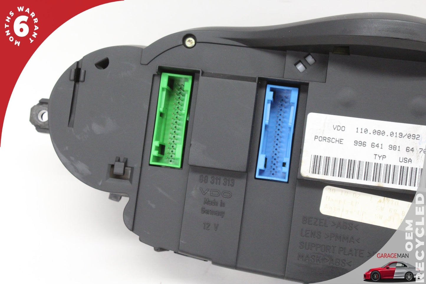 99-05 Porsche 911 996 3.6L Coupe Speedometer Instrument Cluster AT 9966419816470C