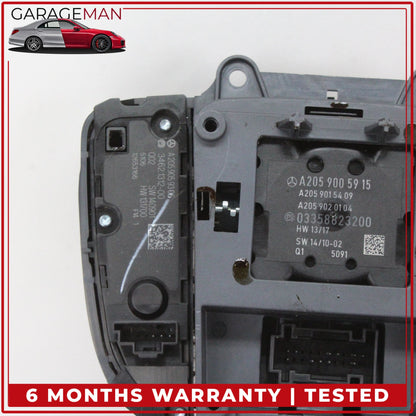 2015-2020 Mercedes W205 C300 Center Console Multi Function Control Switch OEM