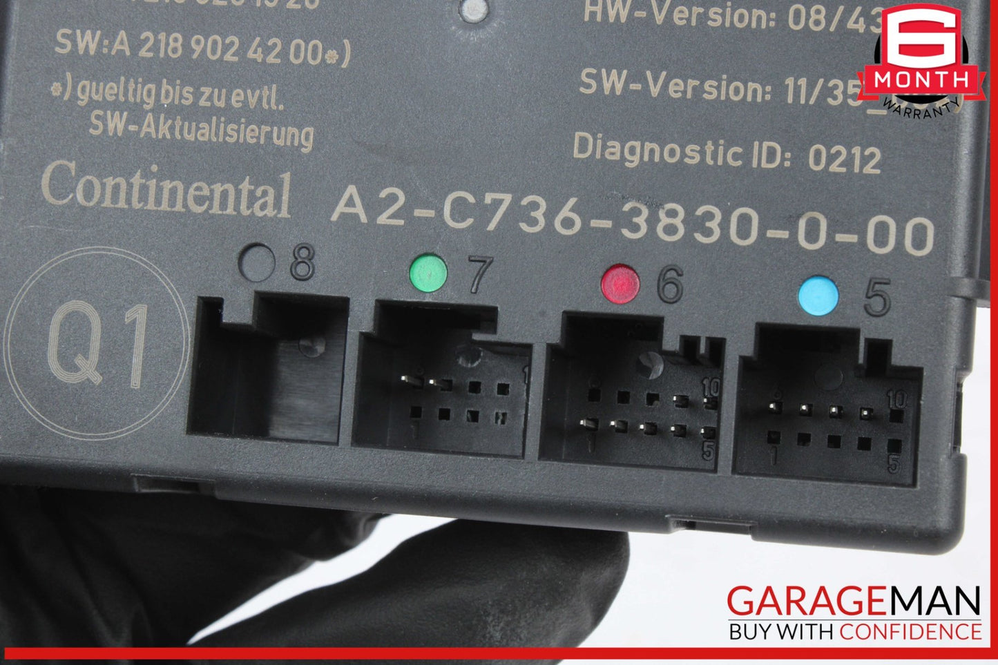 2008-2018 Mercedes-Benz E250 W212 Left Rear Door Control Module 2189008500 OEM