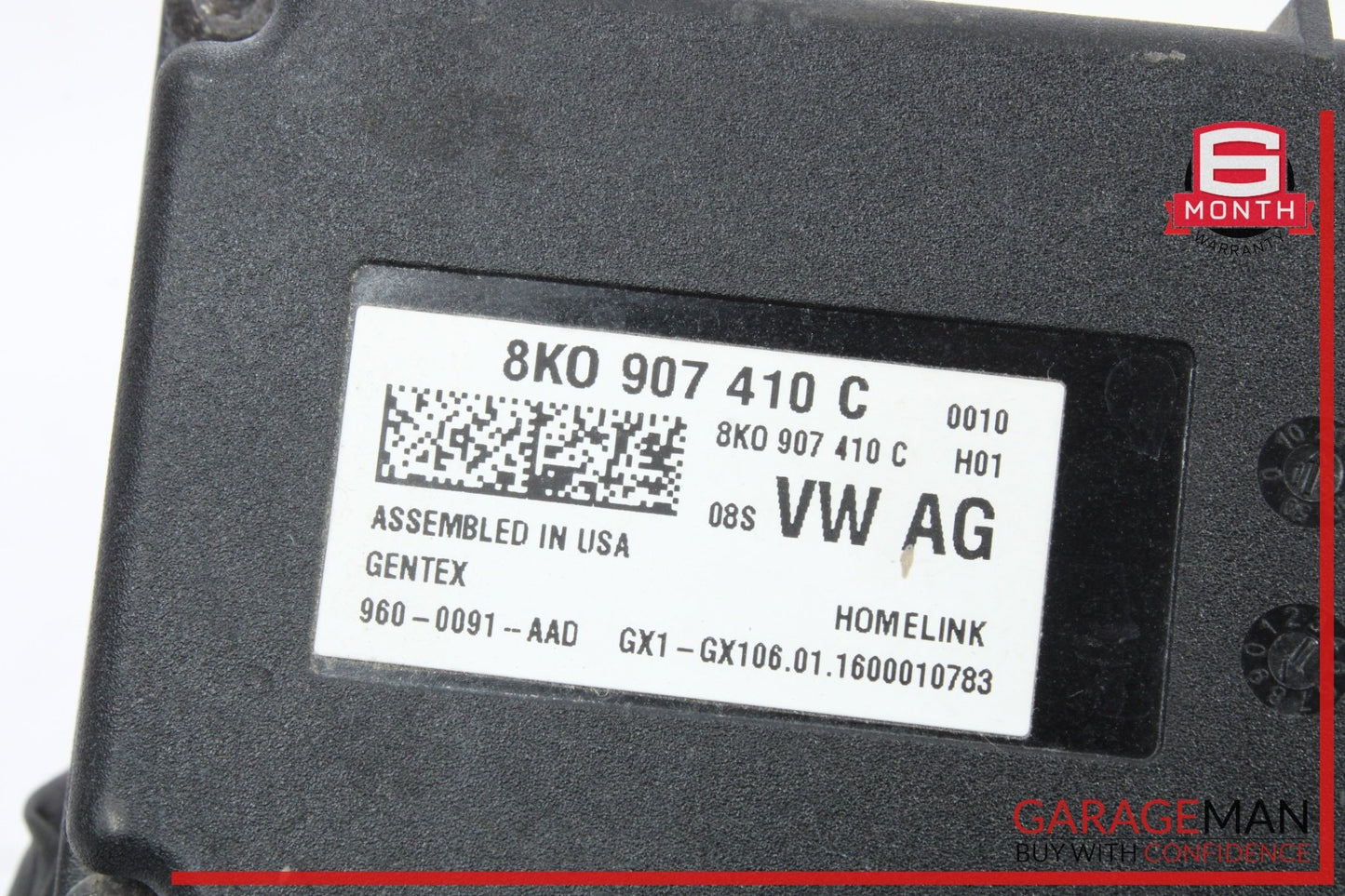 2008-2015 Audi TT 8J HomeLink Garage Door Opener Control Module 8K0907410C OEM