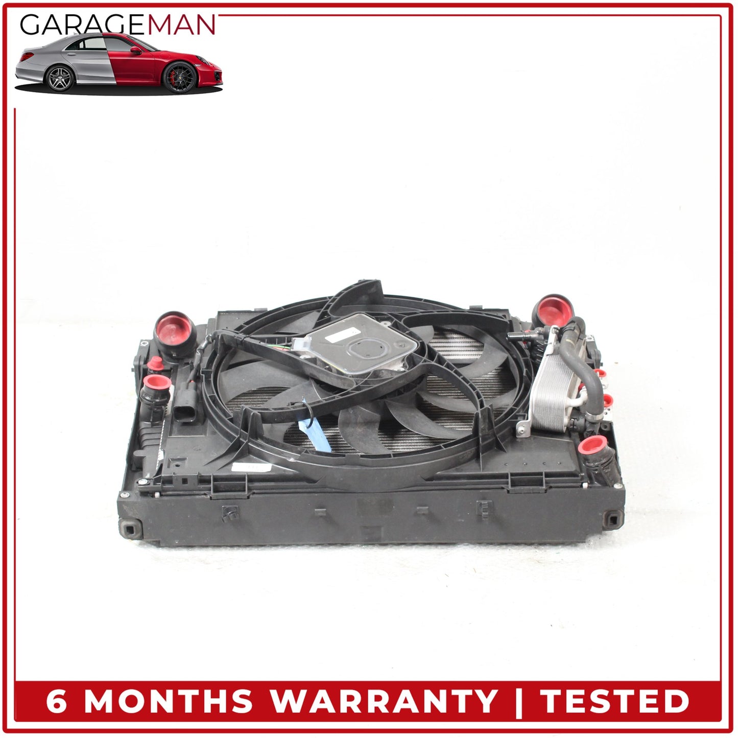 2012-2016 BMW 428i F36 Engine Radiator Cooling Fan Motor Assembly 8641947