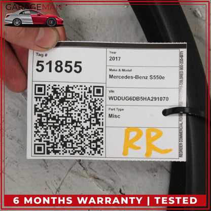 2014-2020 Mercedes W222 S550e Rear Left or Right Weatherstrip Seal Rubber OEM