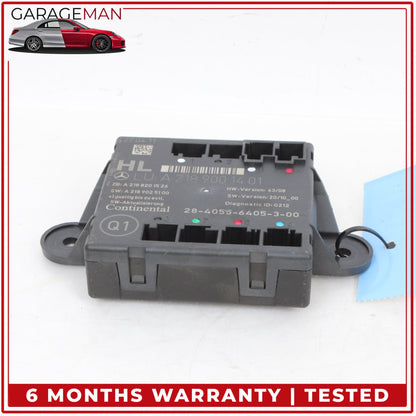 2008-2018 Mercedes W218 CLS63 AMG Rear Left Door Control Module 2189001401 OEM