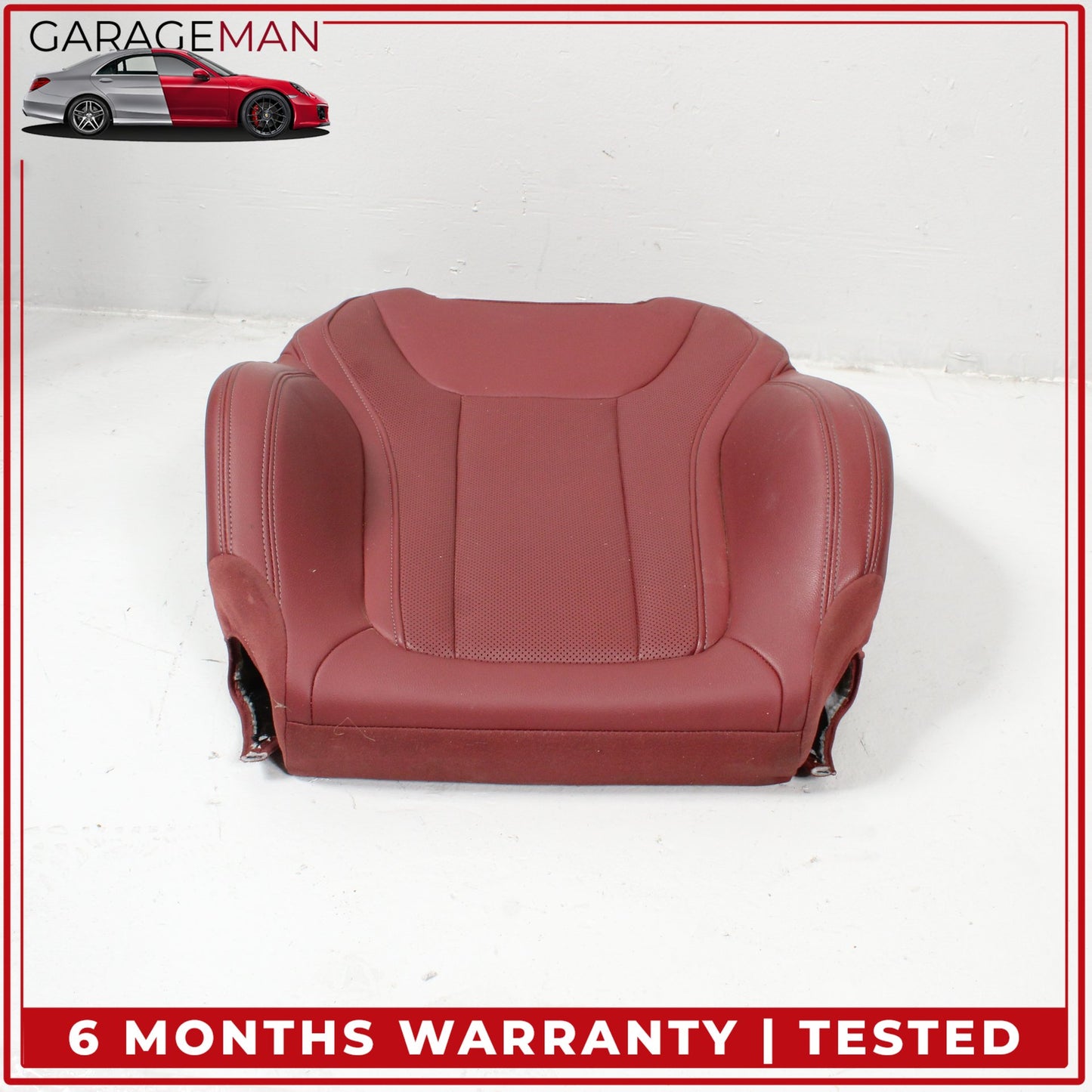 2019-2025 BMW 330i M340i Front Left Driver Side Top Upper Seat Cushion Red OEM