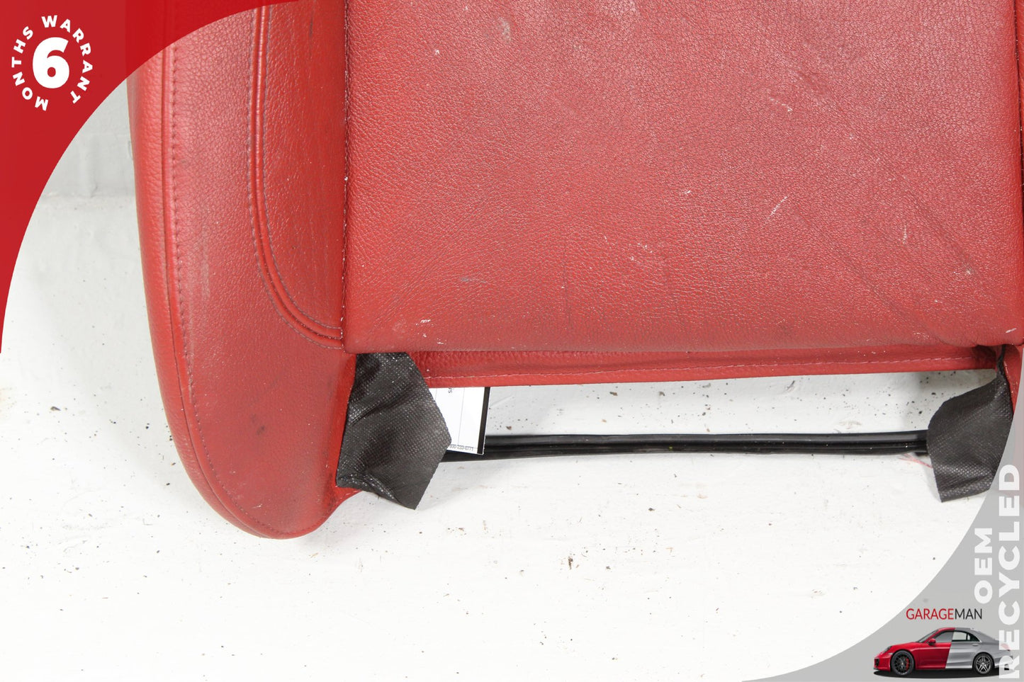 2007-2013 BMW 335is 328i Front Left Lower Bottom Seat Cushion Red 7253056 OEM