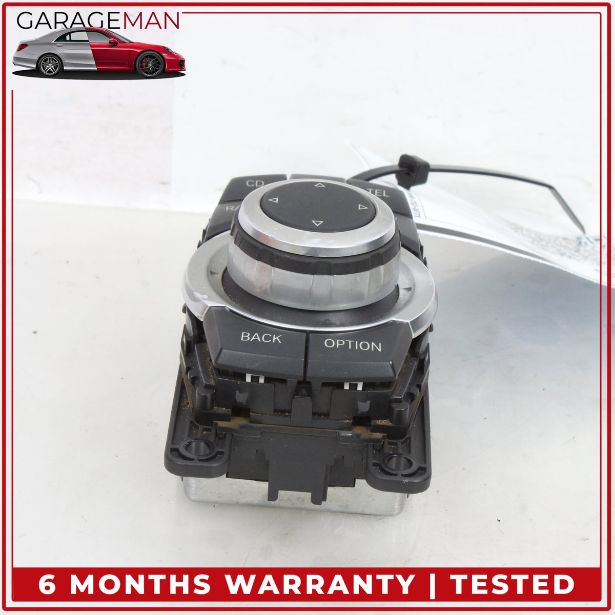 2012-2018 BMW 650i F13 iDrive Multimedia Knob Control Switch 9247891 OEM
