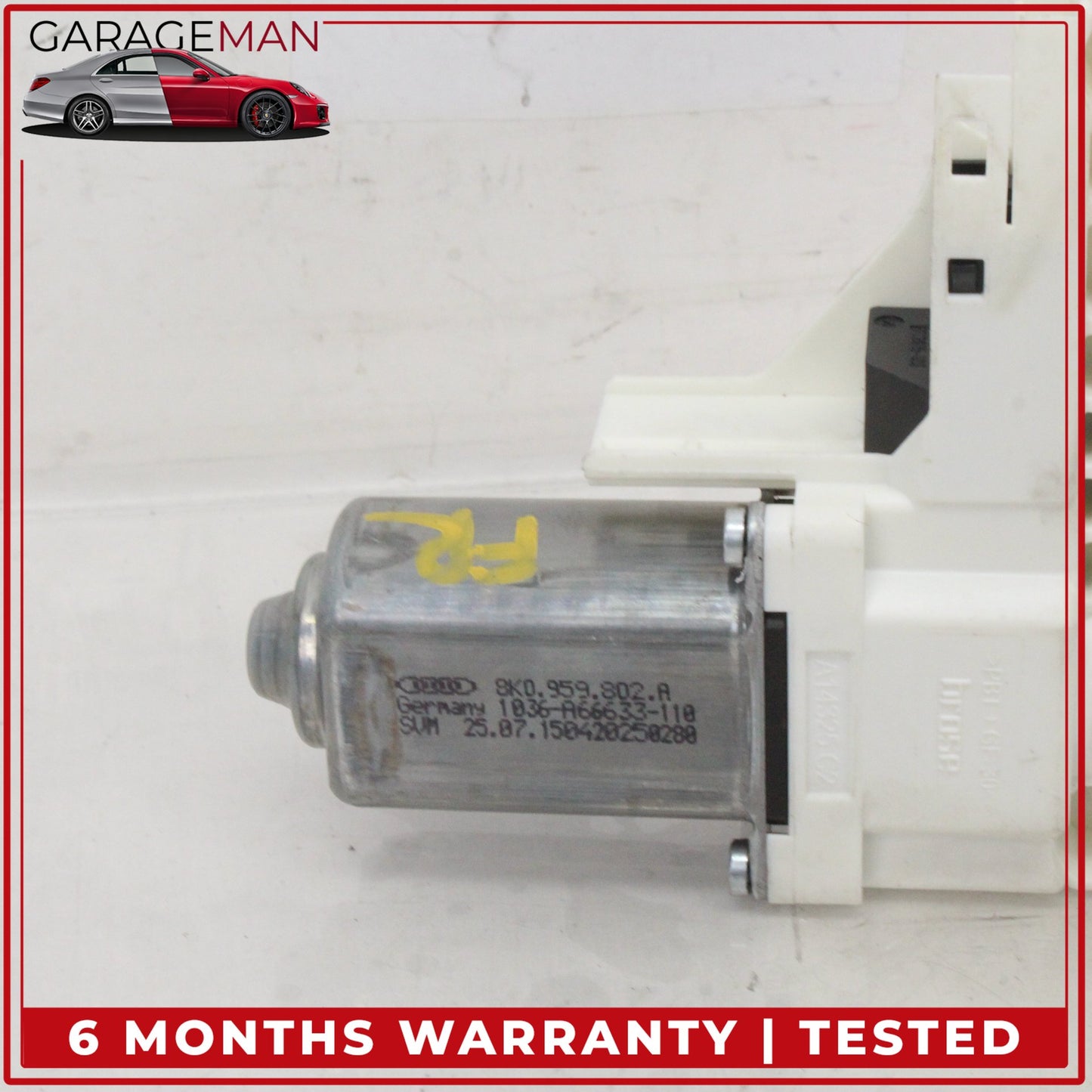 2009-2016 Audi A4 S4 Front Right Side Window Regulator Motor 8K0959802A OEM