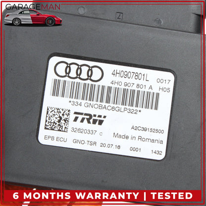 2012-2018 Audi A6 A7 Electronic Parking Brake Control Module Unit 4H0907801L OEM
