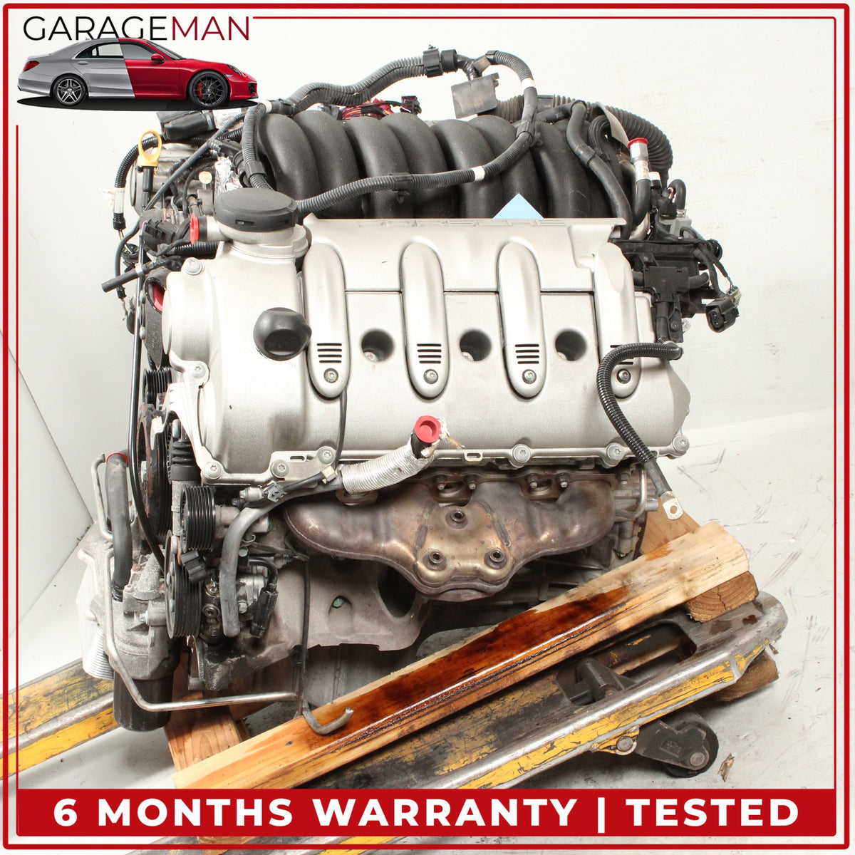 2003-2006 Porsche Cayenne 955 Turbo S 4.5L V8 M48.50 Engine Motor Assy OEM 103k