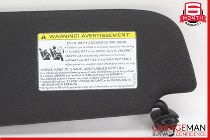 2012-2018 Audi A6 A7 Front Right Passenger Side Sun Visor Black 4G0857552 OEM
