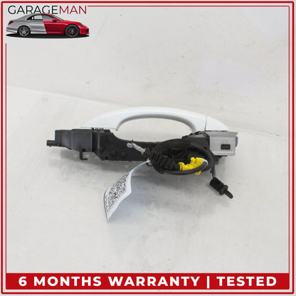 2009-2016 Audi A4 S4 A5 S5 Front Left Driver Side Exterior Door Handle White OEM