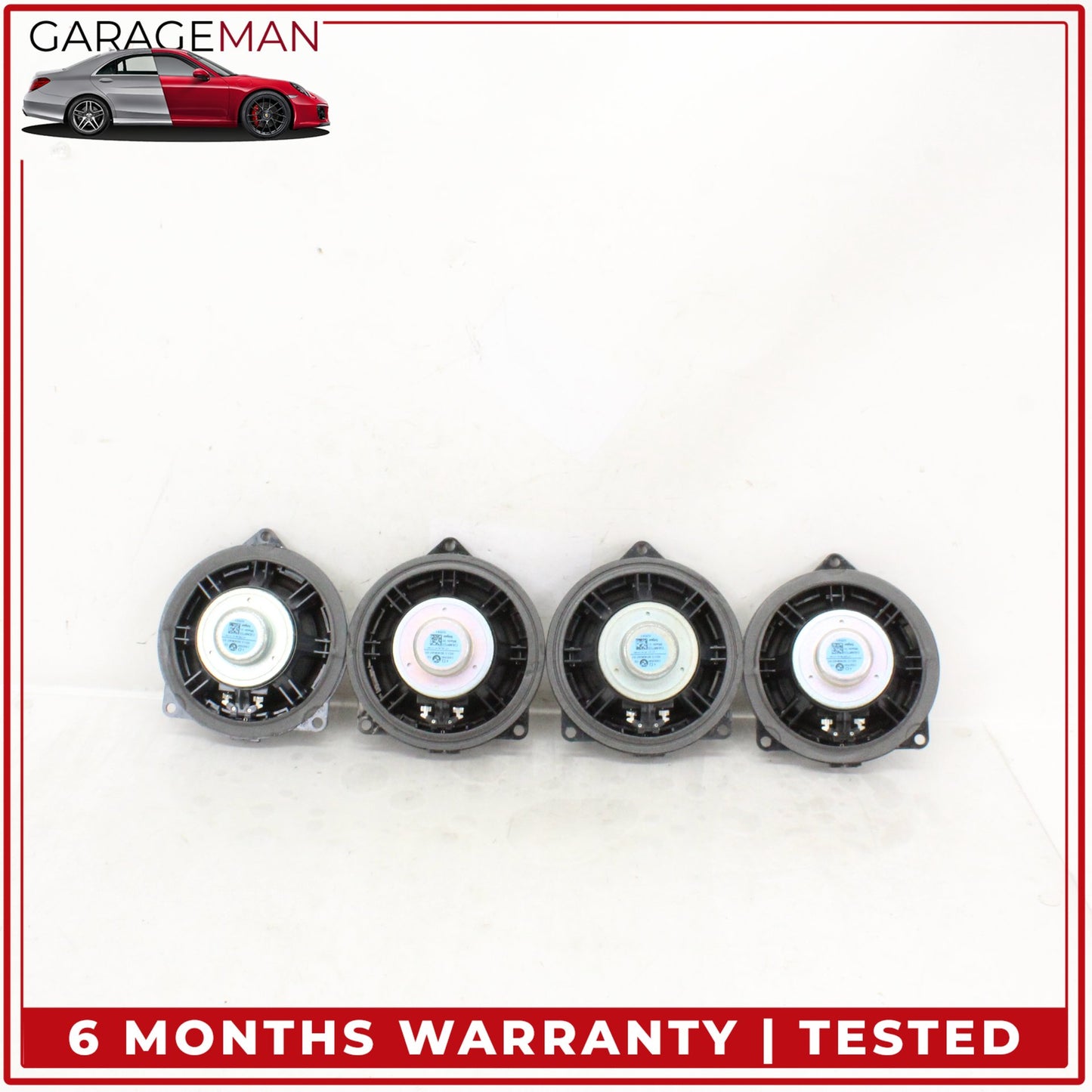 2011-2018 BMW X3 X4 F25 Front and Rear Left and Right Audio Speakers Set OEM