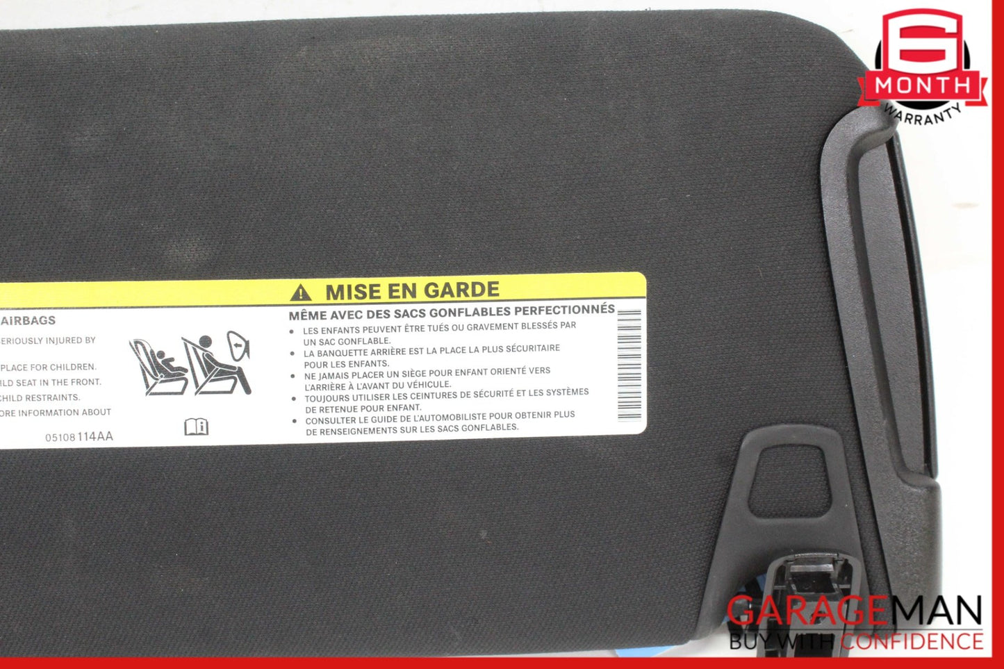 2011-2023 Dodge Charger LD Sedan Left Sun Visor 5PJ80DX9AA