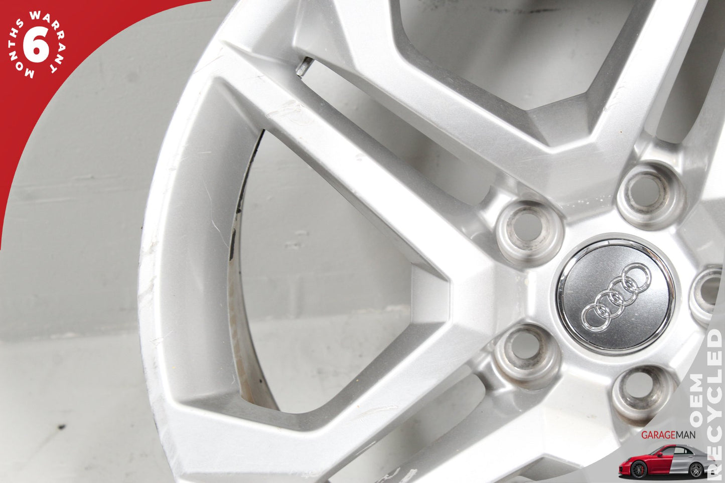 2018-2019 Audi Q5 Wheel Rim Twin 5 Spoke 8.0JX18H2 ET39 80A601025BD OEM