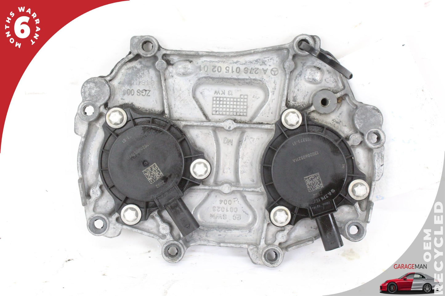 2012-2018 Mercedes X166 GL450 GLE350 Front Engine Timing Chain Cover Plate OEM