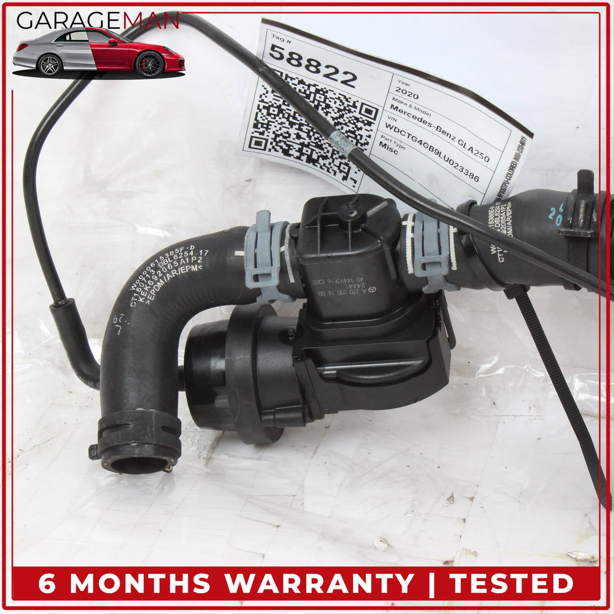 2015-2020 Mercedes X156 GLA250 Engine Coolant Thermostat Assembly OEM
