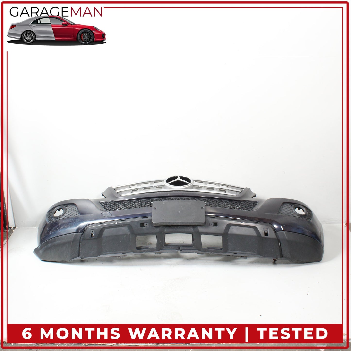 2009-2011 Mercedes W164 ML350 ML550 Base Front Bumper Cover Assembly Blue OEM