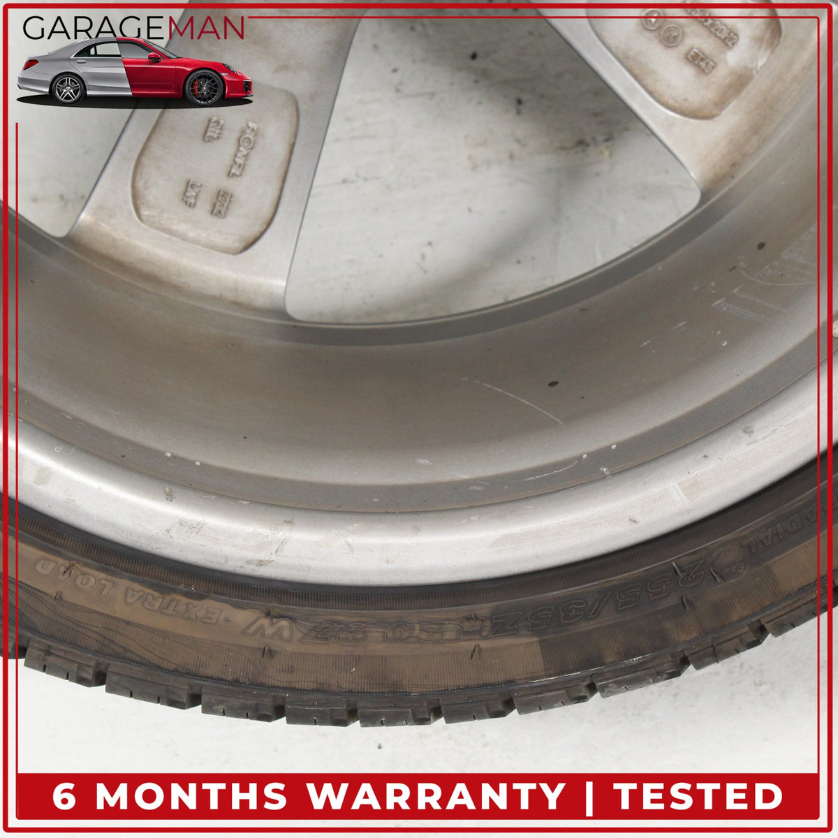 2012-2018 Audi A6 S6 Front or Rear 5 Spoke Wheel Rim w/ Tire 8.5JX20H2 ET45 OEM