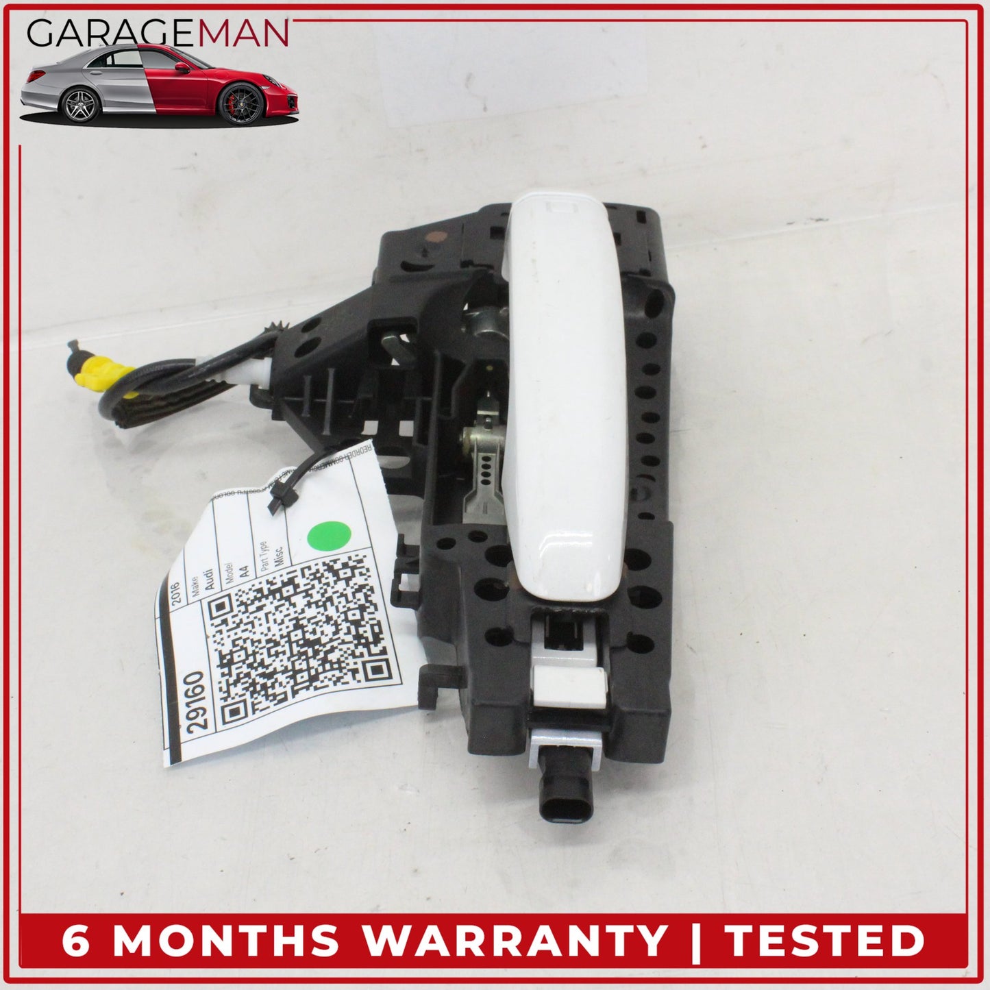 2009-2016 Audi A4 S4 A5 S5 Right Passenger Side Exterior Door Handle White OEM