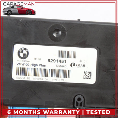 2012-2019 BMW 650i 640i F06 Central Gateway Control Module Unit 9291451 OEM