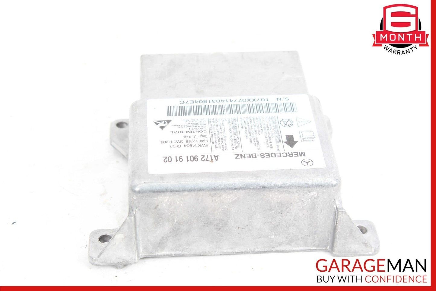 12-16 Mercede R172 SLK350 SLK55 Airbag Air Bag Sensor SRS Control Module