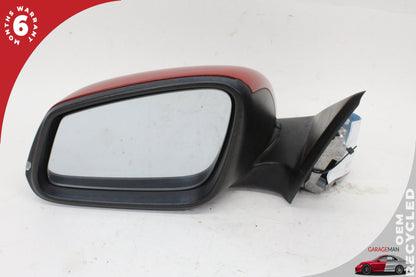 2012-2018 BMW 320i F30 Front Left Side Door Rear View Mirror Red 7345673 OEM