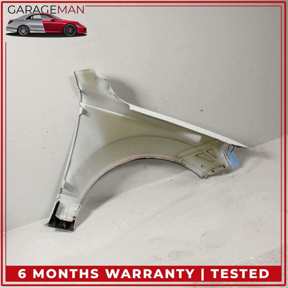 2007-2015 Audi Q7 Front Left Driver Side Fender Panel Glacier White Metallic OEM