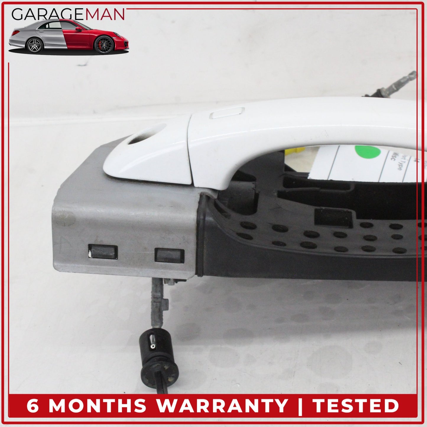 2009-2016 Audi A4 S4 A5 S5 Front Left Driver Side Exterior Door Handle White OEM