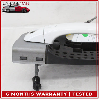 2009-2016 Audi A4 S4 A5 S5 Front Left Driver Side Exterior Door Handle White OEM