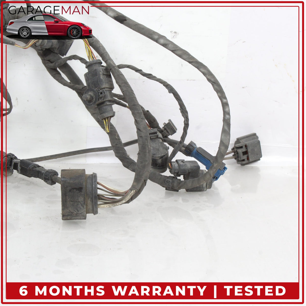 2007-2015 Audi Q7 SUV Front Bumper Wire Harness w/ Parking Sensors 1J0973735 OEM