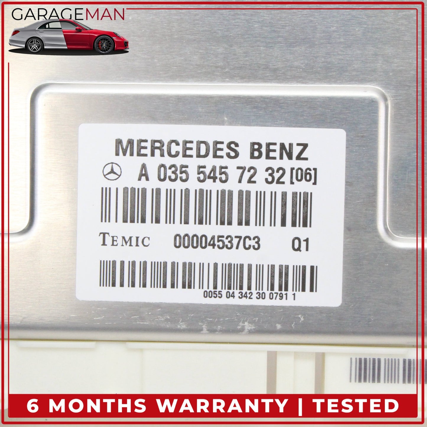2003-2006 Mercedes W219 CLS500 Air Suspension Control Module Unit 0355457232 OEM