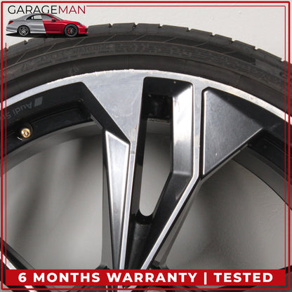 2017-2024 Audi A5 S5 Front or Rear Wheel Rim w/ Continental Tire 9JX20H2ET34 OEM