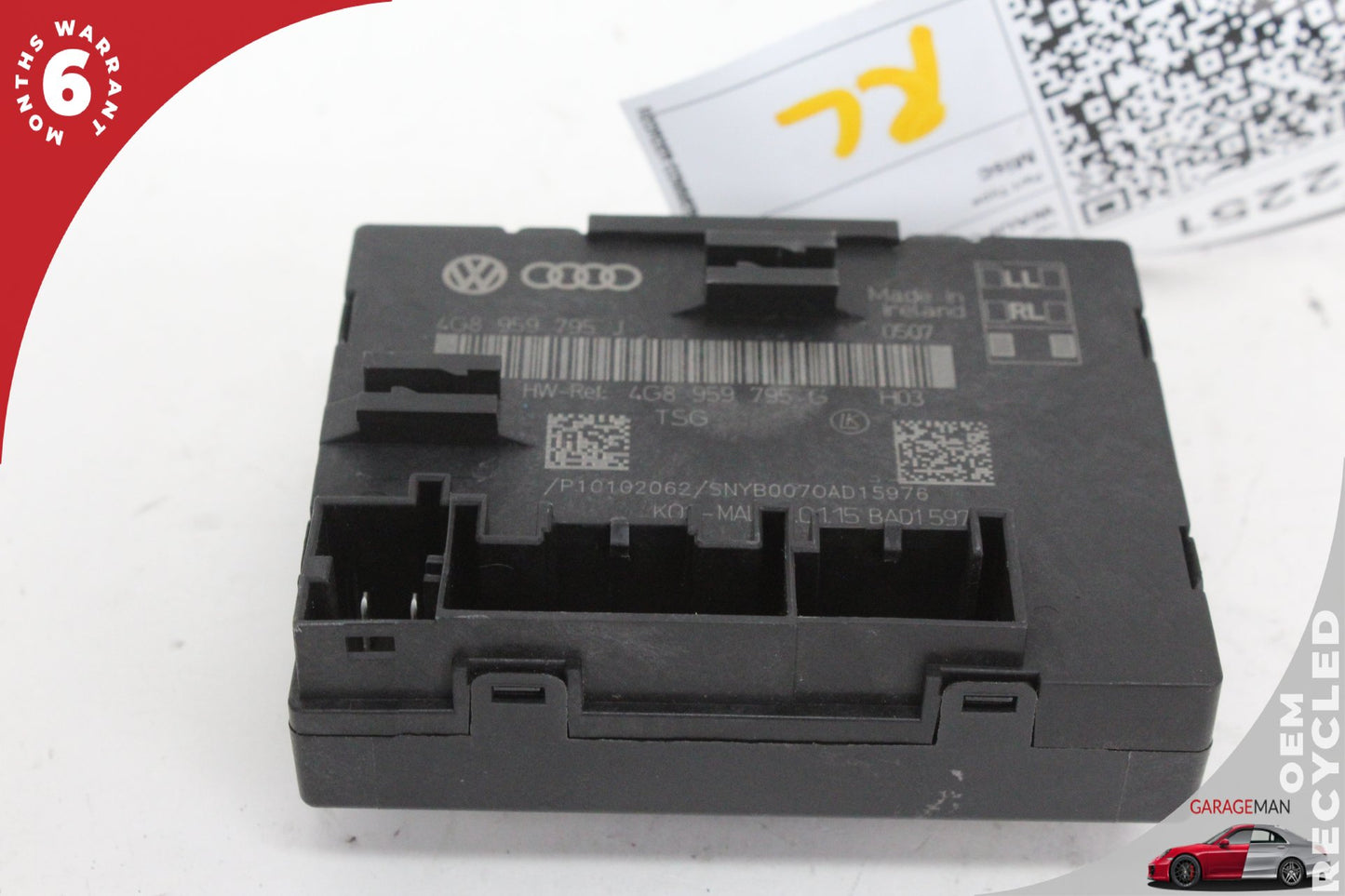 2012-2018 Audi A6 C7 Sedan Rear Right or Left Door Control Module 4G8959795 OEM