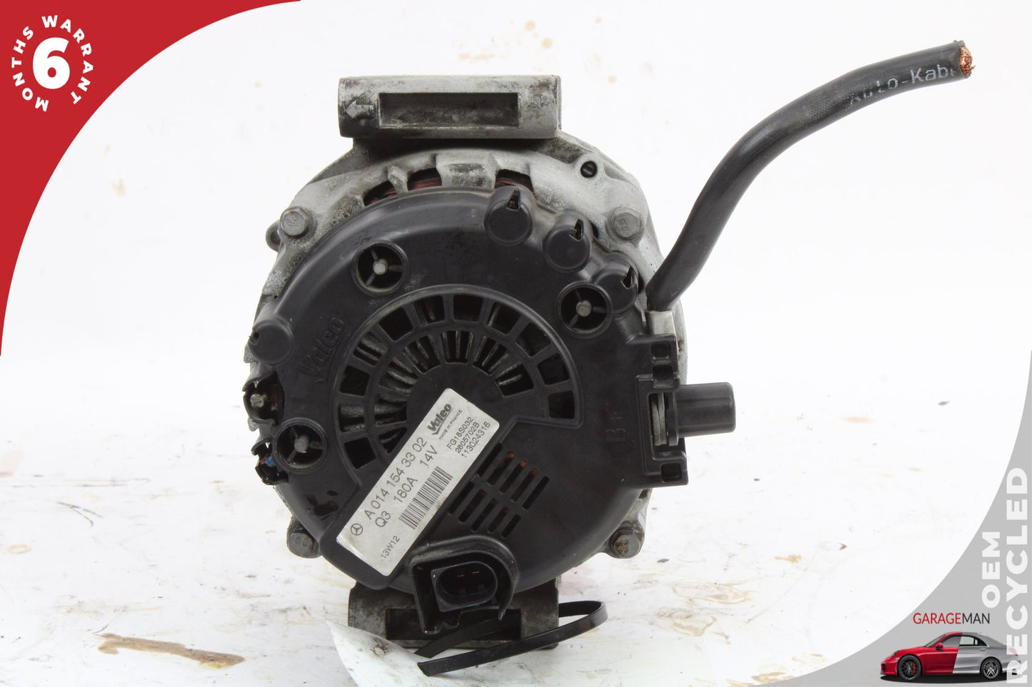 12-16 Mercedes-Benz E350 W212 Sedan Alternator Generator 0141543302