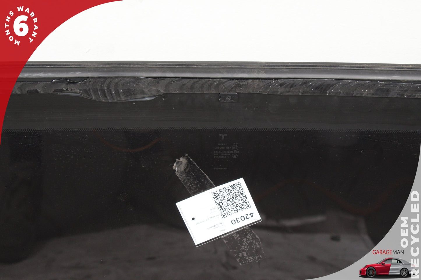 2012-2015 Tesla Model S 85D Fixed Sunroof Glass E643R000357