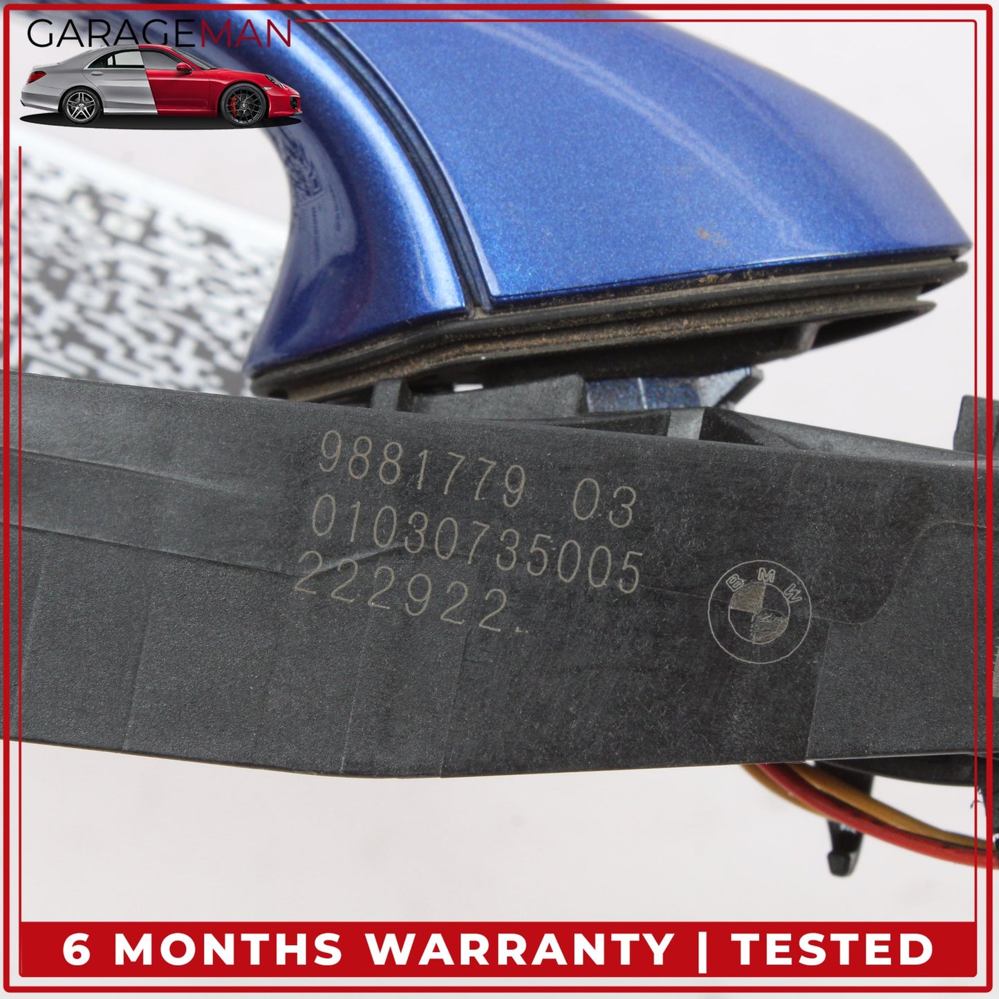 2019-2025 BMW M340i G20 Front Left Side Exterior Door Handle Blue 7449557 OEM