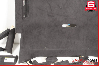 2014-2018 Audi S7 Overhead Roof Headliner w/ Sunvisor & Trim Cover Panel Set OEM