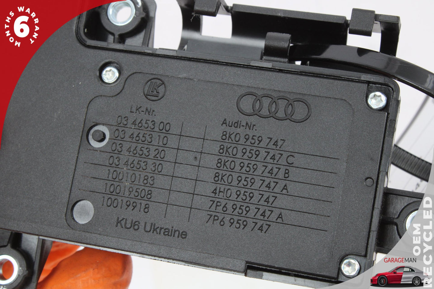 2008-2020 Audi Q5 A3 A6 Front Left Side Seat Adjustment Switch 8K0959747 OEM