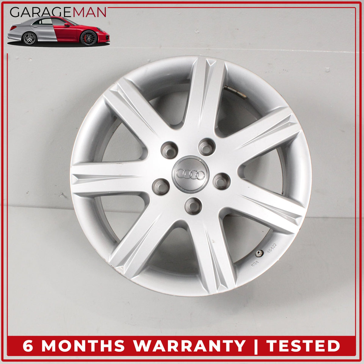 2007-2015 Audi Q7 4L Front or Rear Side Wheel Rim 7.5JX18H2 ET53 4L0071498 OEM