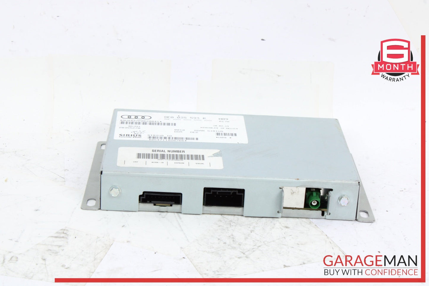 2008-2015 Audi TT 8J Sirius Satellite Radio Receiver 8E0035593 OEM