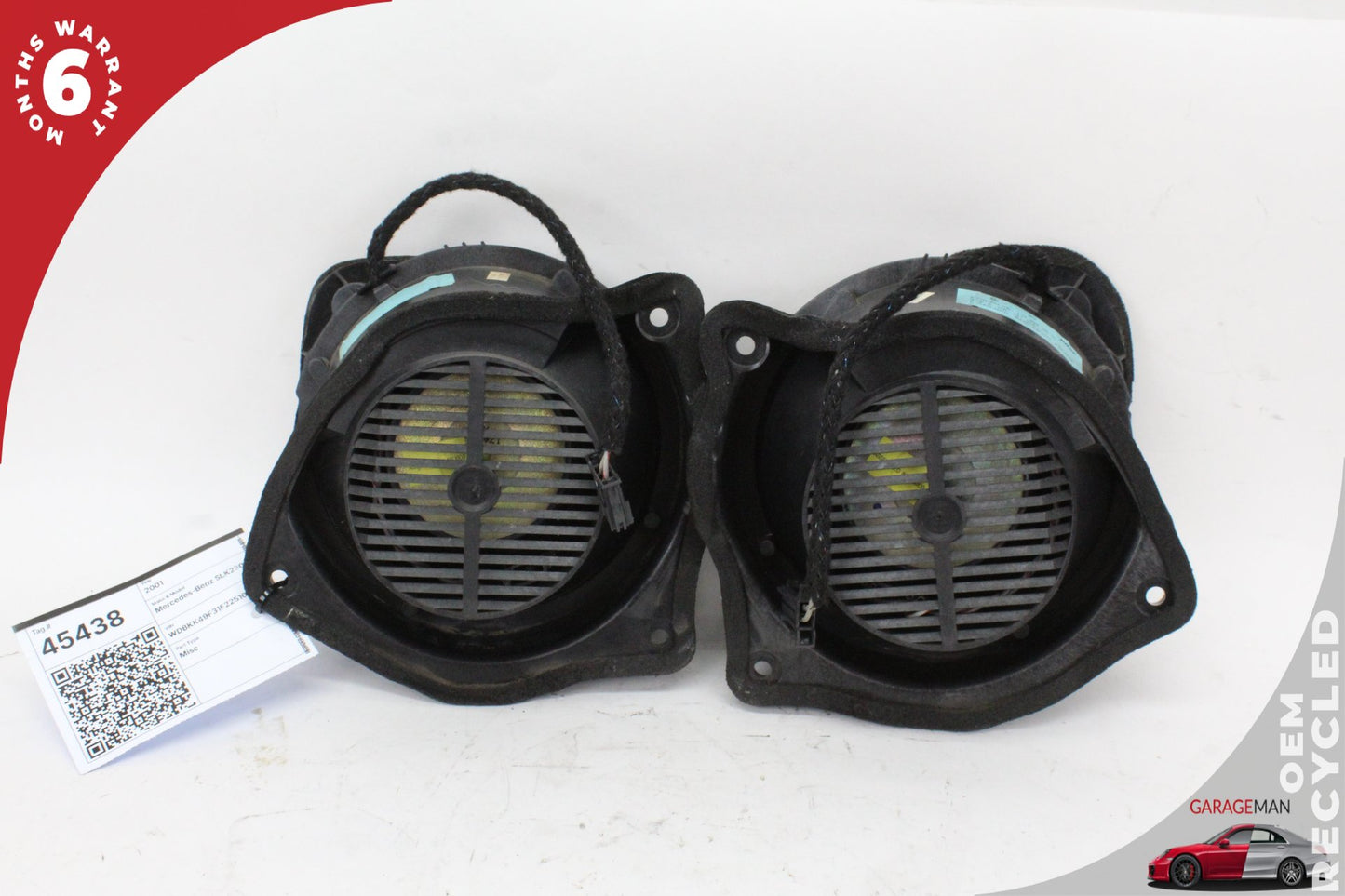 1997-2004 Mercedes-Benz SLK230 R170 Convertible Front Left or Right Door Audio Sound Speaker 1708202802 OEM